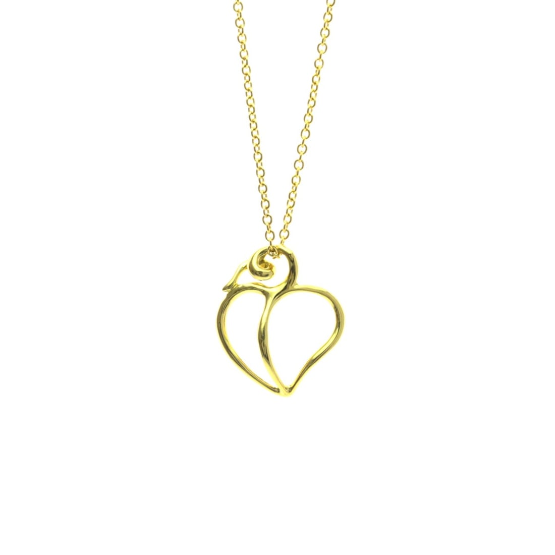 Tiffany Apple Leaf Heart Necklace Yellow Gold (18K) No Stone Men,Women Fashion Pendant Necklace: --- Catalog ---Category: SizeWeight: 2.5g / 0.08oz.Pendant Size: 15.7mm x 13.3mm / 0.61'' x 0.52''Neck Circumference: 40.5 cm / 15.94''Category: DesignColor: GoldMetal: GoldStone: No StoneStyle: Fashi
