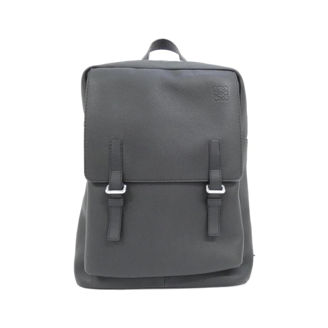 Loewe Military Handbag Pack B553J18X03 Backpack: --- Catalog ---Category: SizeSize (HxWxD): 38cm x 28cm x 11cm / 14.96'' x 11.02'' x 4.33''Category: DesignType: BackpackColor: BlackGender: Women,MenMaterial: Leather Leather/Fur Type: