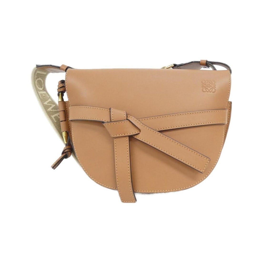 Loewe Gate Small A650T20X40 Shoulder Bag: --- Catalog ---Category: SizeSize (HxWxD): 19cm x 23cm x 12cm / 7.48'' x 9.05'' x 4.72''Category: DesignType: Shoulder bagColor: BrownGender: WomenMaterial: Canvas , Leather Leather/Fur Type: