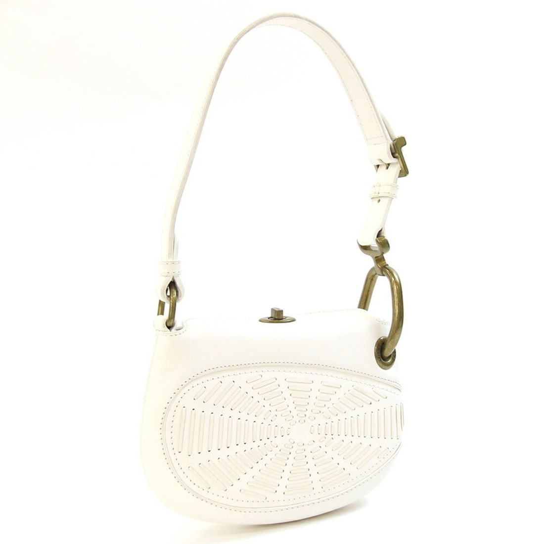 LOEWE handbag white leather women's: --- Catalog ---Category: SizeSize (HxWxD): 12.5cm x 18cm x 4cm / 4.92'' x 7.08'' x 1.57''Category: DesignType: Handbag, Shoulder bagColor: WhiteGender: WomenMaterial: Leather Category: GeneralBrand: L
