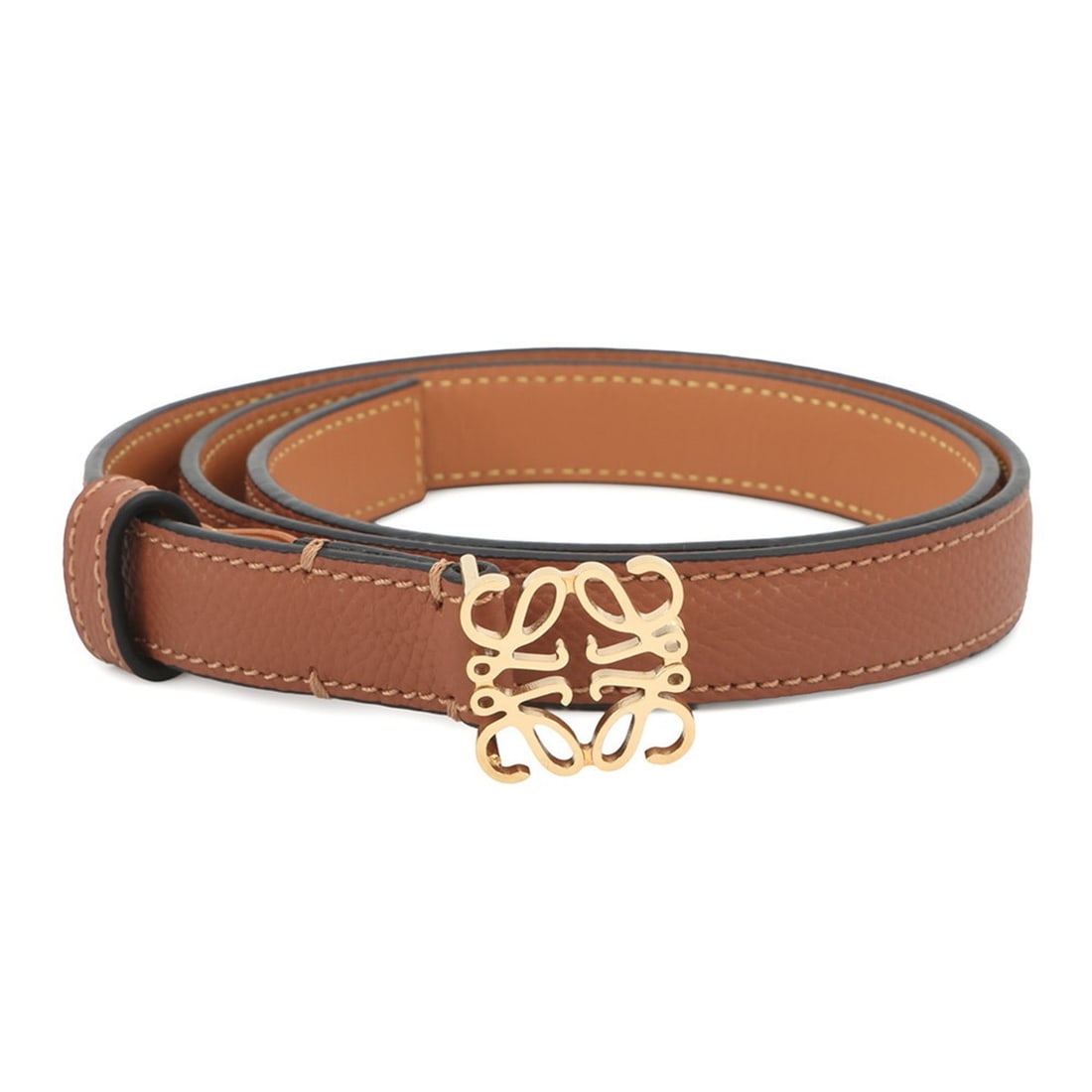 LOEWE Anagram Leather Belt, Women's Size 70, E821Z15X02. Belt. Women's.: --- Catalog ---Category: SizeWidth: 1.9cm / 0.74''Length: 66cm - 76cm / 25.98'' - 29.92''Buckle Size: 2.5cm x 2.5cm / 0.98'' x 0.98''Category: DesignType: Standard beltGender: WomenMaterial (Strap): L