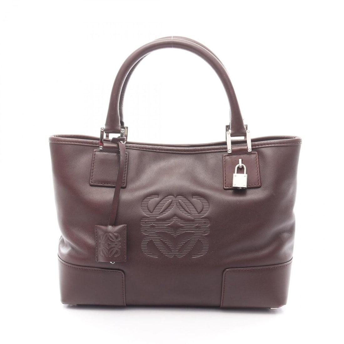 LOEWE Amazona Fusta Handbag, Leather, Women's, Brown: --- Catalog ---Category: SizeSize (HxWxD): 21.5cm x 29cm x 12cm / 8.46'' x 11.41'' x 4.72''Category: DesignType: HandbagColor: BrownGender: WomenMaterial: Leather Category: GeneralBrand: Loewe--- Item