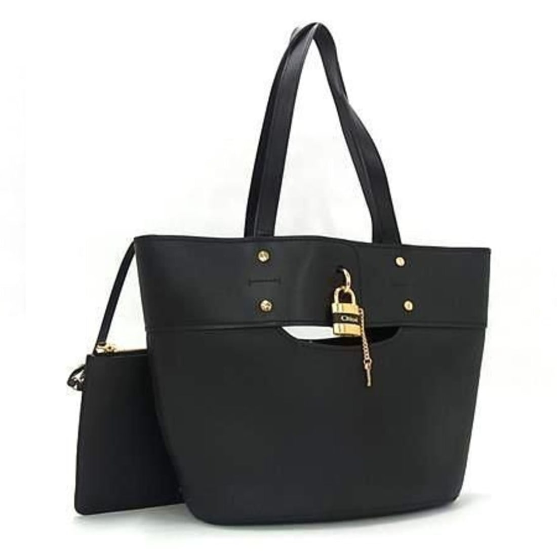 Chloé Chloe Abbey Black Leather Handbag for Women: --- Catalog ---Category: SizeSize (HxWxD): 27cm x 28.5cm x 13.5cm / 10.62'' x 11.22'' x 5.31''Category: DesignType: Handbag, Shoulder bag, Tote bagColor: BlackGender: WomenMaterial: Leather Category: