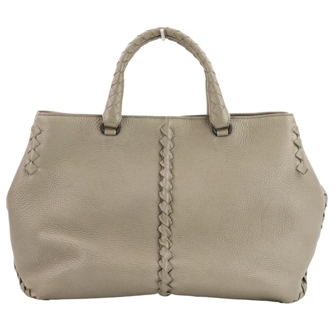 BOTTEGA VENETA Intrecciato 2-way handbag, gray, for women: --- Catalog ---Category: SizeSize (HxWxD): 23cm x 39cm x 12cm / 9.05'' x 15.35'' x 4.72''Category: DesignType: HandbagColor: GrayGender: WomenCategory: GeneralBrand: Bottega Veneta--- Item List