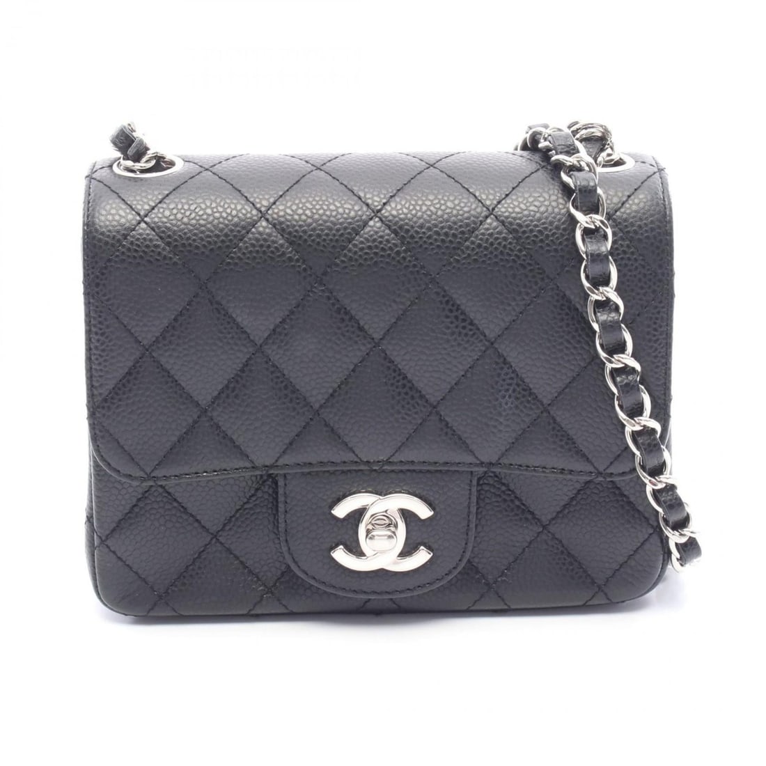 CHANEL Mini Matelasse Shoulder Bag/Handbag in Calfskin Leather (Cowhide) for Women, Black: --- Catalog ---Category: SizeSize (HxWxD): 13cm x 17cm x 8cm / 5.11'' x 6.69'' x 3.14''Category: DesignType: Handbag, Shoulder bagColor: BlackGender: WomenMaterial: Leather Leather/Fur Type: CalfskinC