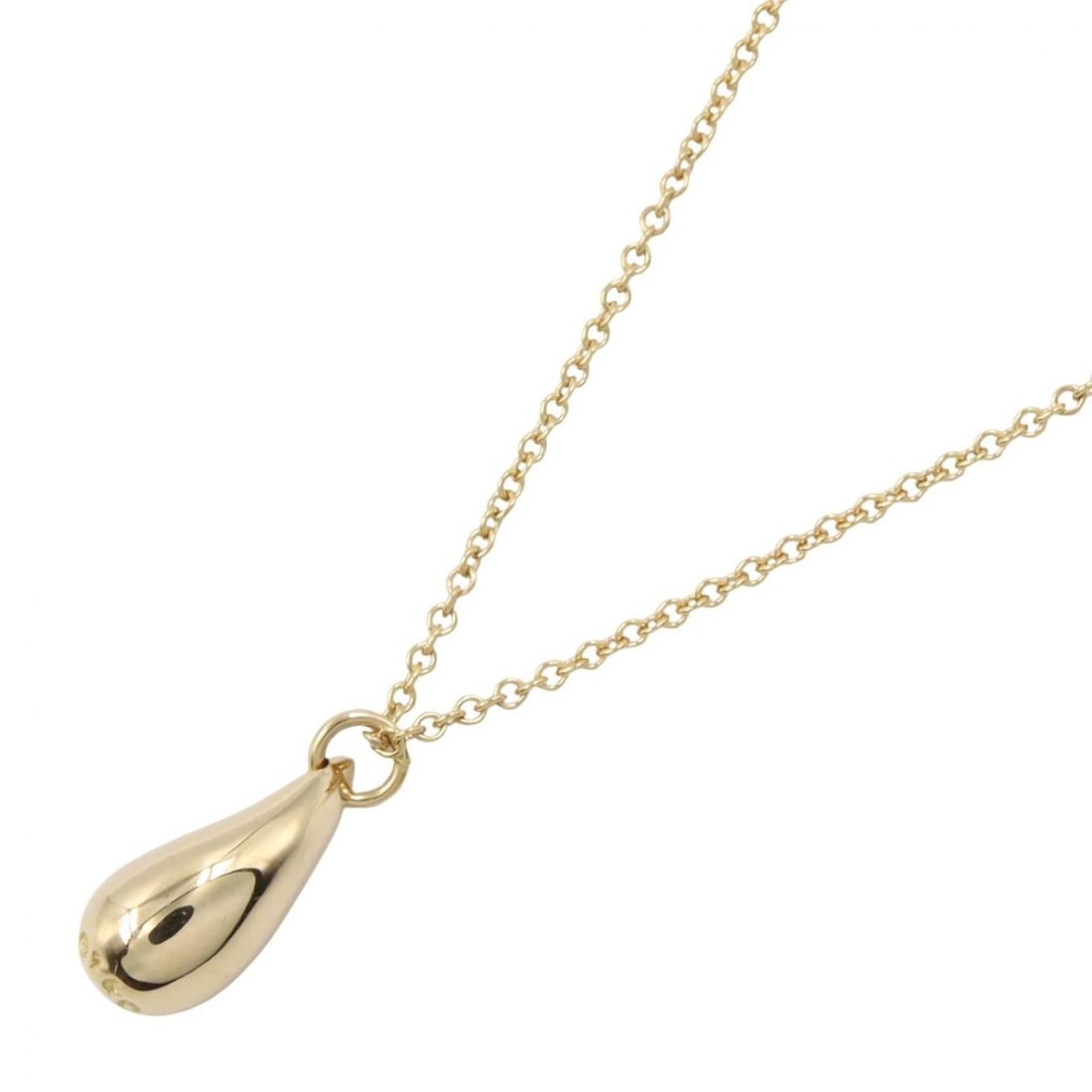 Tiffany & Co. Teardrop Necklace, 18K Yellow Gold, Women's, Gold: --- Catalog ---Category: SizePendant Size: 13mm x 6mm / 0.51'' x 0.23''Neck Circumference: 41 cm / 16.14''Category: DesignColor: GoldGender: WomenMaterial: Yellow gold (18K)Necklace Type: NecklaceCate