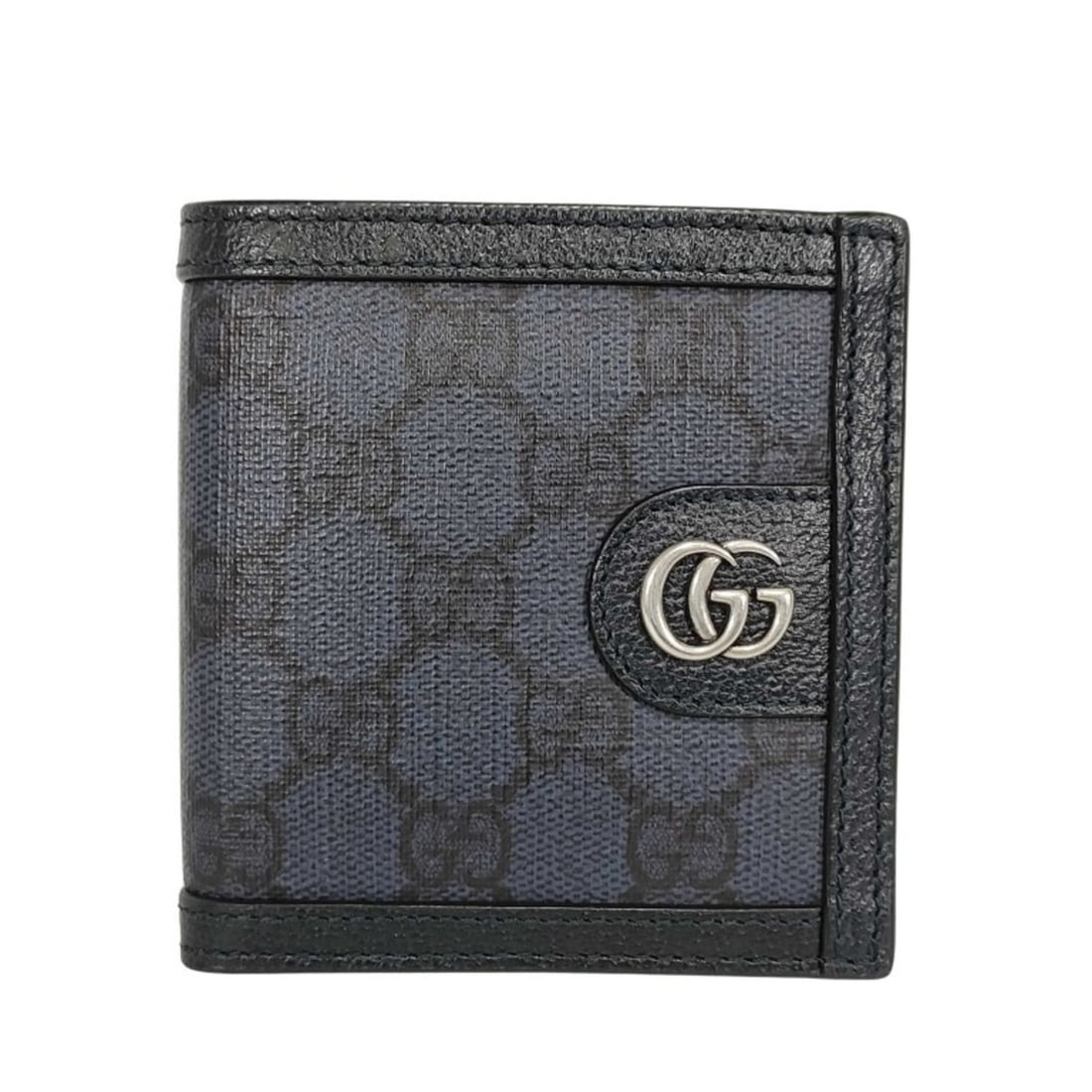 GUCCI GG Supreme Wallet 732016 Black Leather Men's (1 of 10)