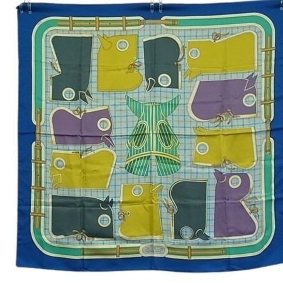 HERMES Carré 90 Scarf, Multicolor Silk, Women's, Camails (1 of 20)
