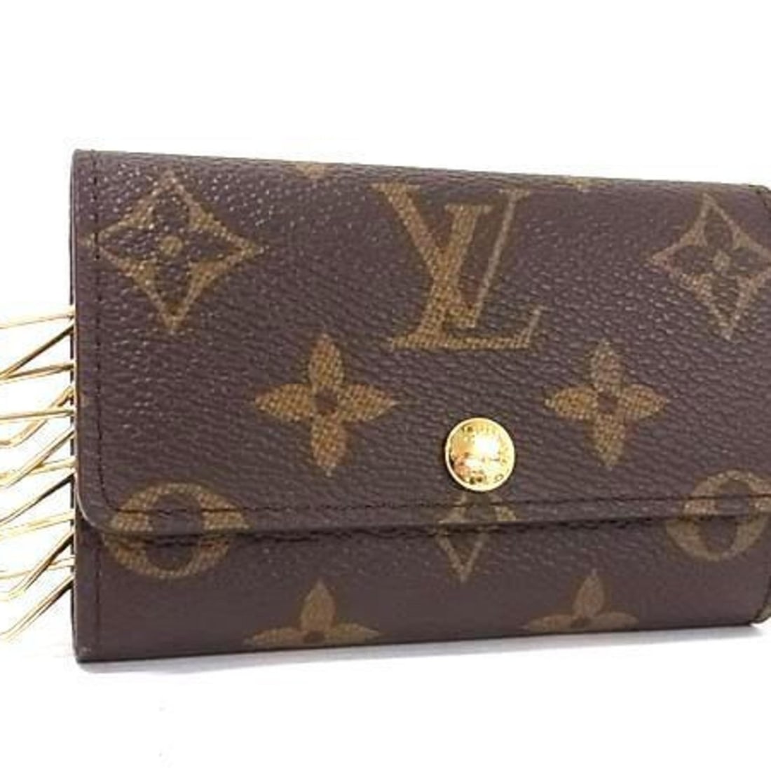 LOUIS VUITTON Louis Vuitton Multicle 6 Key Case M62630 Brown Monogram Men's Women's 6-Ring: --- Catalog ---Category: DesignType: KeycaseColor: BrownGender: Men,Women,UnisexMaterial: Monogram Number of Key Hooks: 6Category: GeneralLine: MonogramBrand: Louis VuittonCountry of Origin: