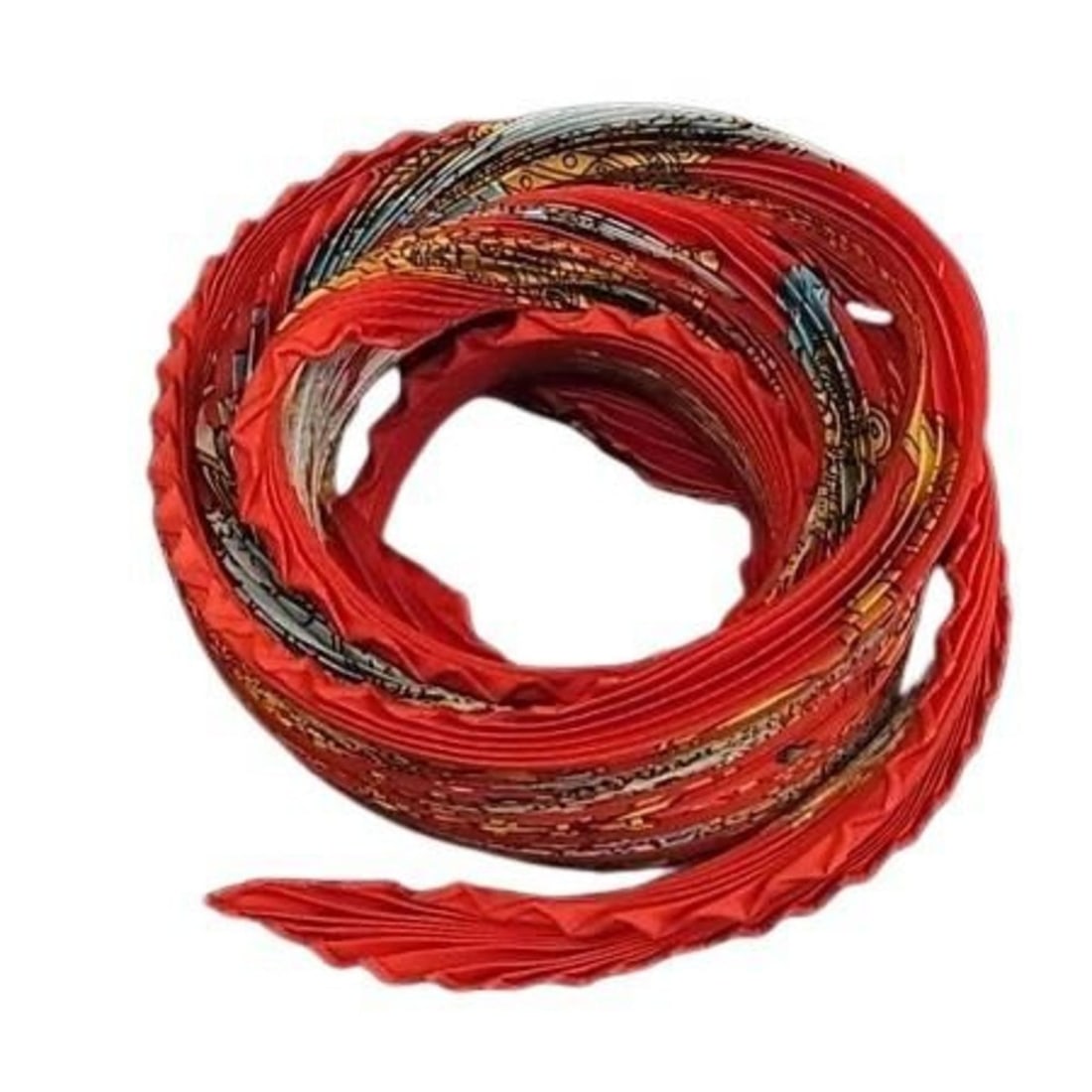 HERMES Carré Plisse Pleated Scarf/Muffler in Multicolor Silk for Women: --- Catalog ---Category: SizeSize (LxW): 70.7cm x 69.5cm / 27.83'' x 27.36''Category: DesignType: ScarfColor: Multi-colorGender: WomenMaterial: Silk 100%Category: GeneralLine: Pleated ScarfBrand: