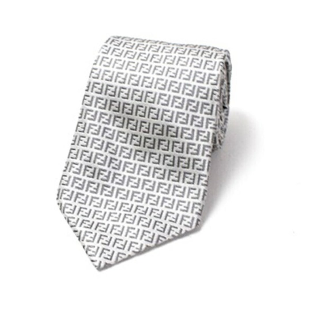 Fendi Silk Tie Zucca Pattern FENDI Men's (1 of 8)