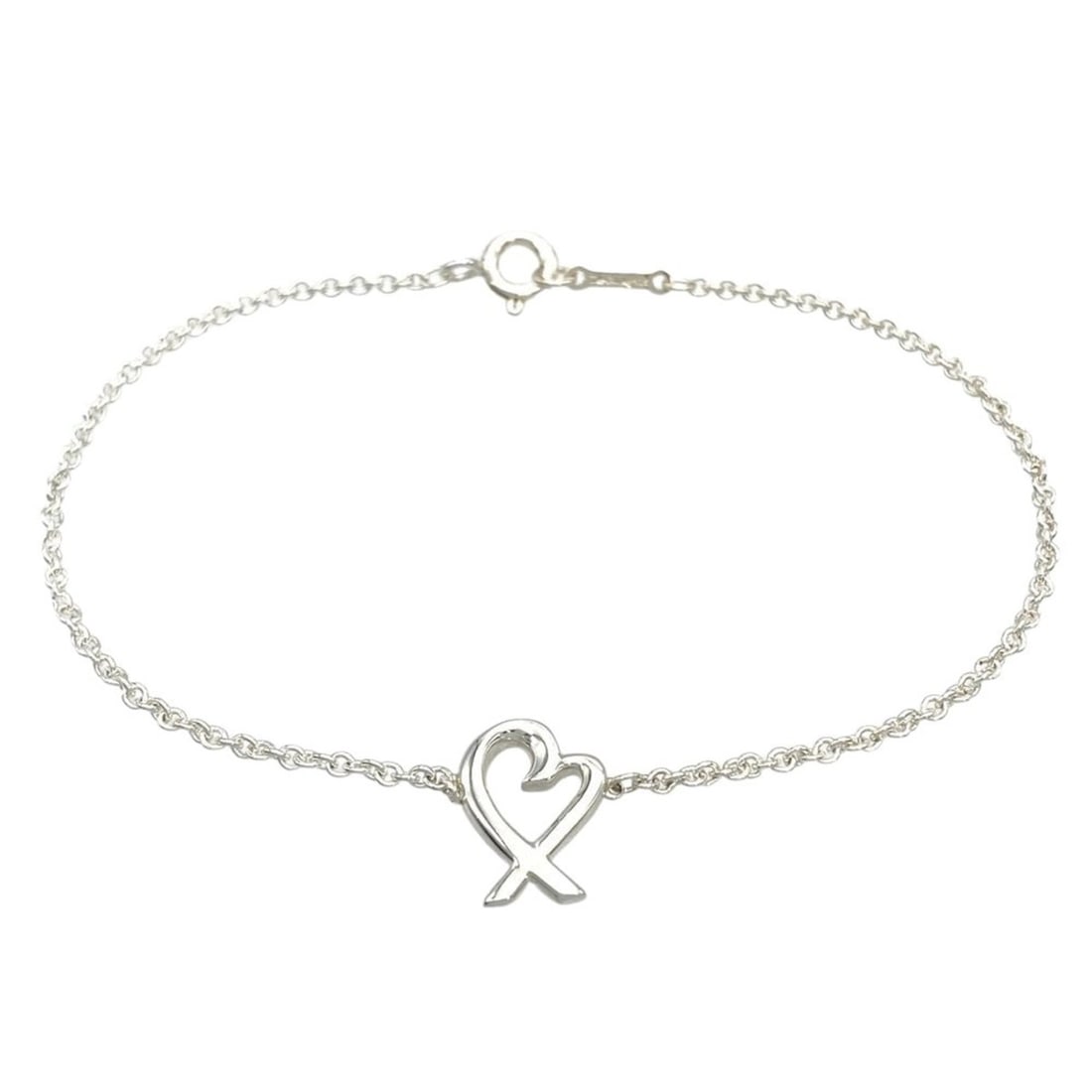 Tiffany & Co. Loving Heart Bracelet, 1.8g, SV925 Silver, Elsa Peretti (1 of 11)