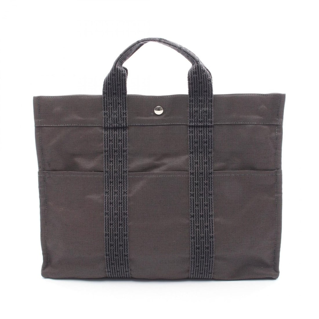 Hermes Hermès Air Line MM Tote Bag, Handbag, Nylon Canvas, Men's/Women's, Gray (1 of 11)