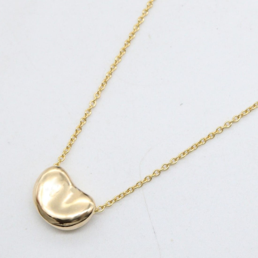 Tiffany & Co. Bean Necklace, 18K Yellow Gold, Women's, Gold (1 of 15)