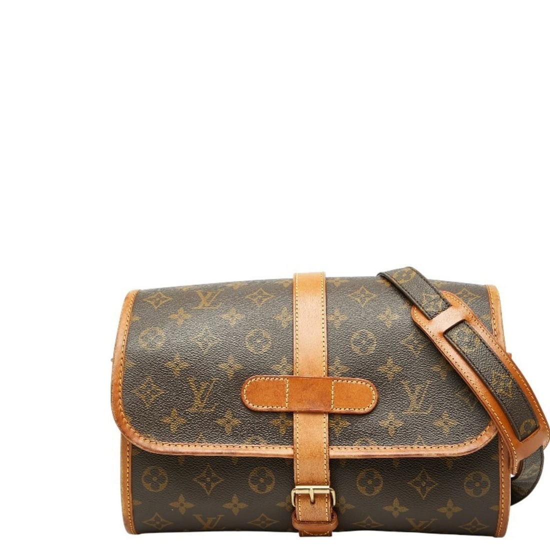 Louis Vuitton Monogram Marne Shoulder Bag M51369 Brown Leather Women's LOUIS VUITTON (1 of 10)