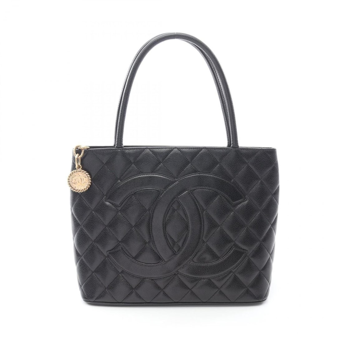 CHANEL Reissue Tote Bag, Handbag, Leather, Grained Calf Women's, Black (1 of 16)