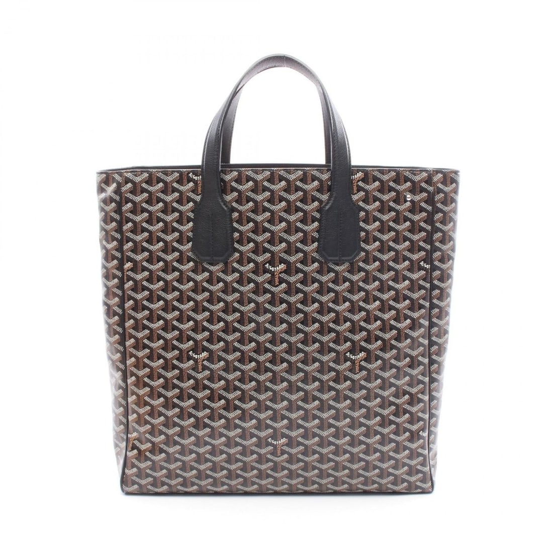 Goyard Sac Voltaire Tote Bag, Handbag, Coated Canvas and Leather, Men's Women's, Black Multicolor,: --- Catalog ---Category: SizeSize (HxWxD): 38cm x 37cm x 10cm / 14.96'' x 14.56'' x 3.93''Category: DesignType: Handbag, Tote bagColor: Black, Multi-colorGender: Men,WomenMaterial: Coated canvas , Lea