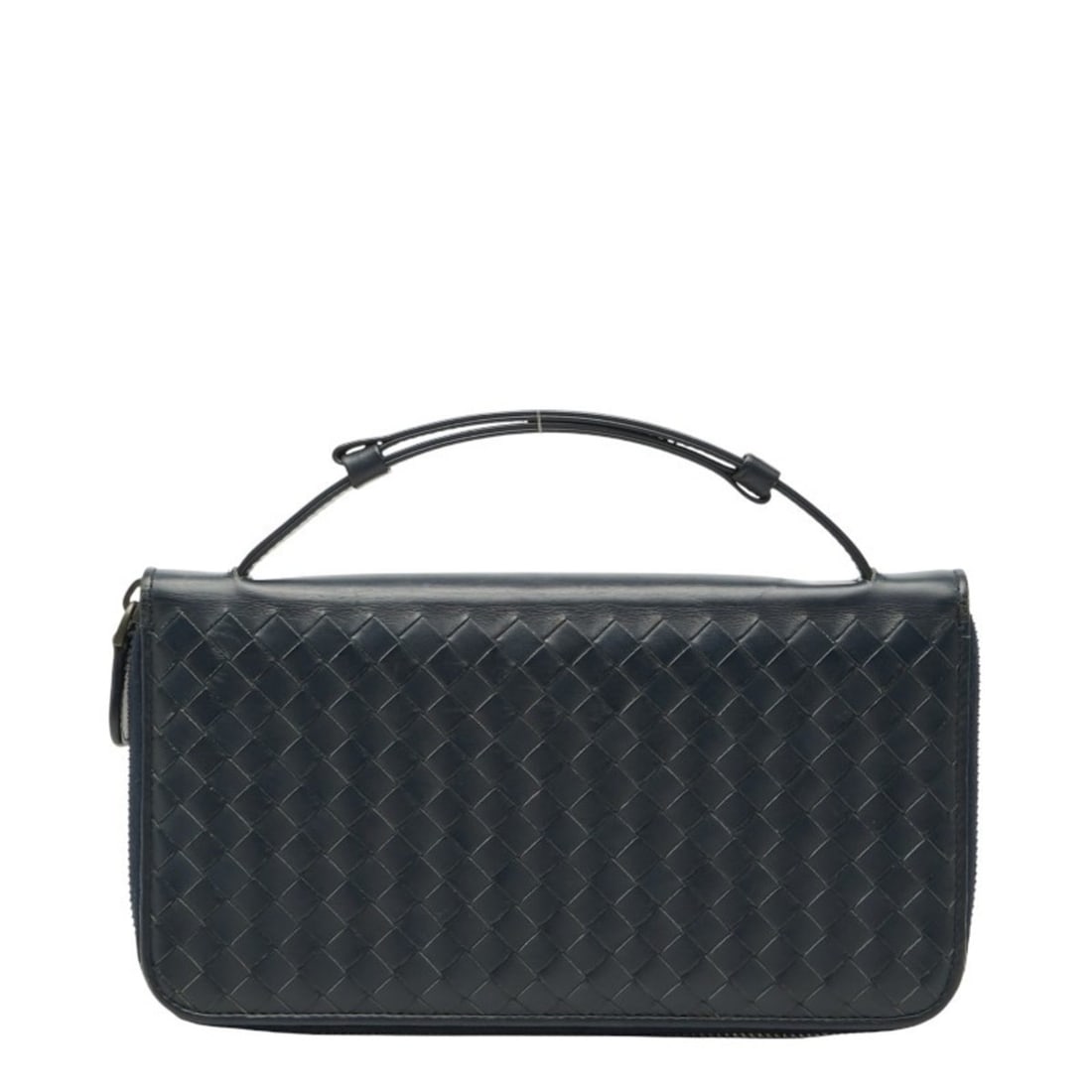 Bottega Veneta Intrecciato Organizer Round Zip Wallet 169730 Navy Calfskin Men's BOTTEGA VENETA: --- Catalog ---Category: SizeSize (HxWxD): 12cm x 21.8cm x 2.3cm / 4.72'' x 8.58'' x 0.9''Strap / Chain Length: 30cm / 11.81''Category: DesignType: Long wallet (bi-fold)Color: NavyGender: MenClosure: