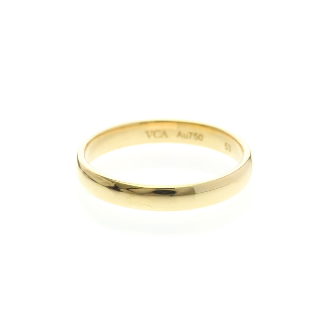 Van Cleef & Arpels Wedding Ring Yellow Gold (18K) Fashion No Stone Band Ring Gold (1 of 14)