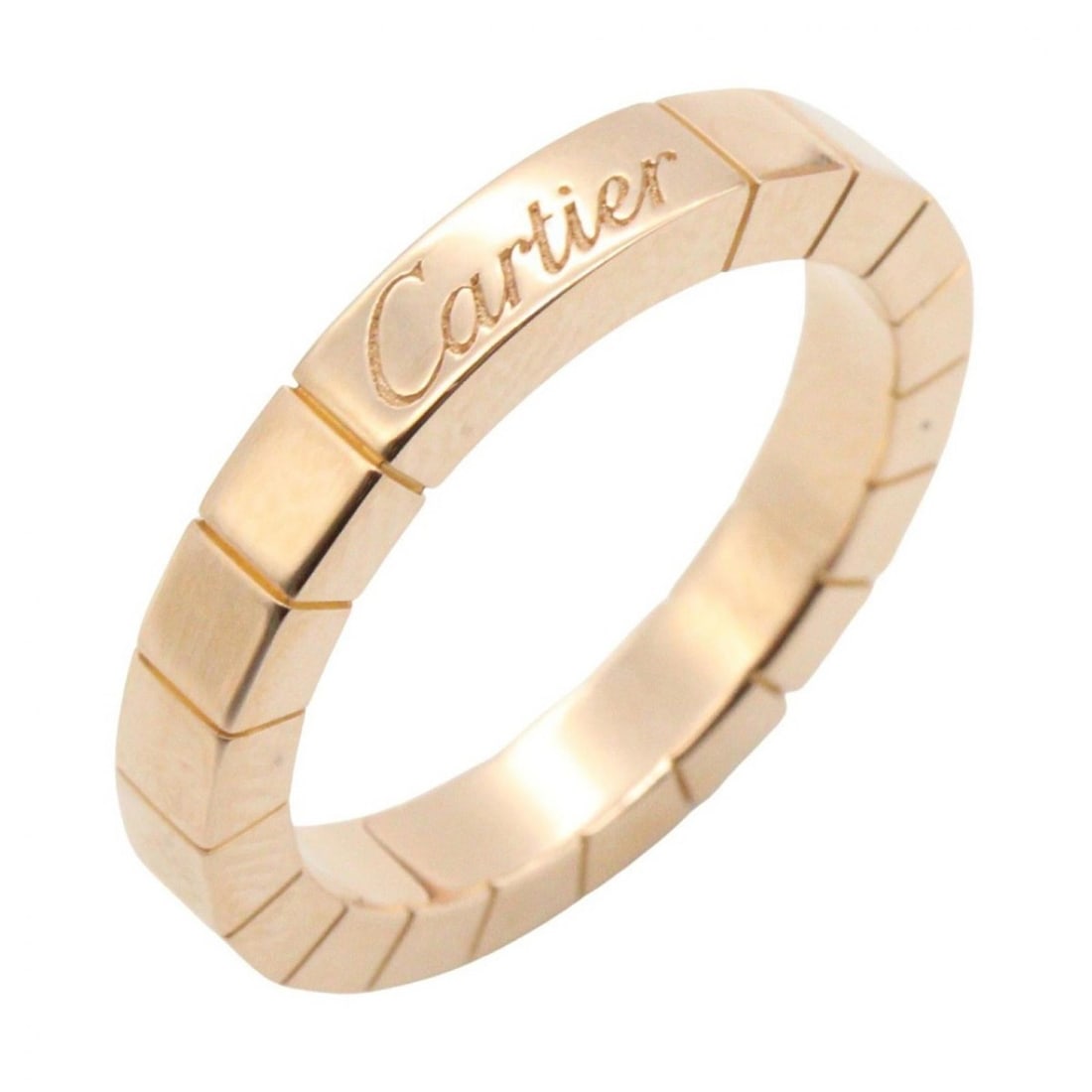 Cartier Lanier Ring, 18K Pink Gold, Women's: --- Catalog ---Category: SizeUS Size: 5.5Brand Size: 50Category: DesignType: Band ringColor: Pink goldGender: WomenMaterial: Pink gold (18K)Category: GeneralBrand: Cartier--- Item List ---Section: Con