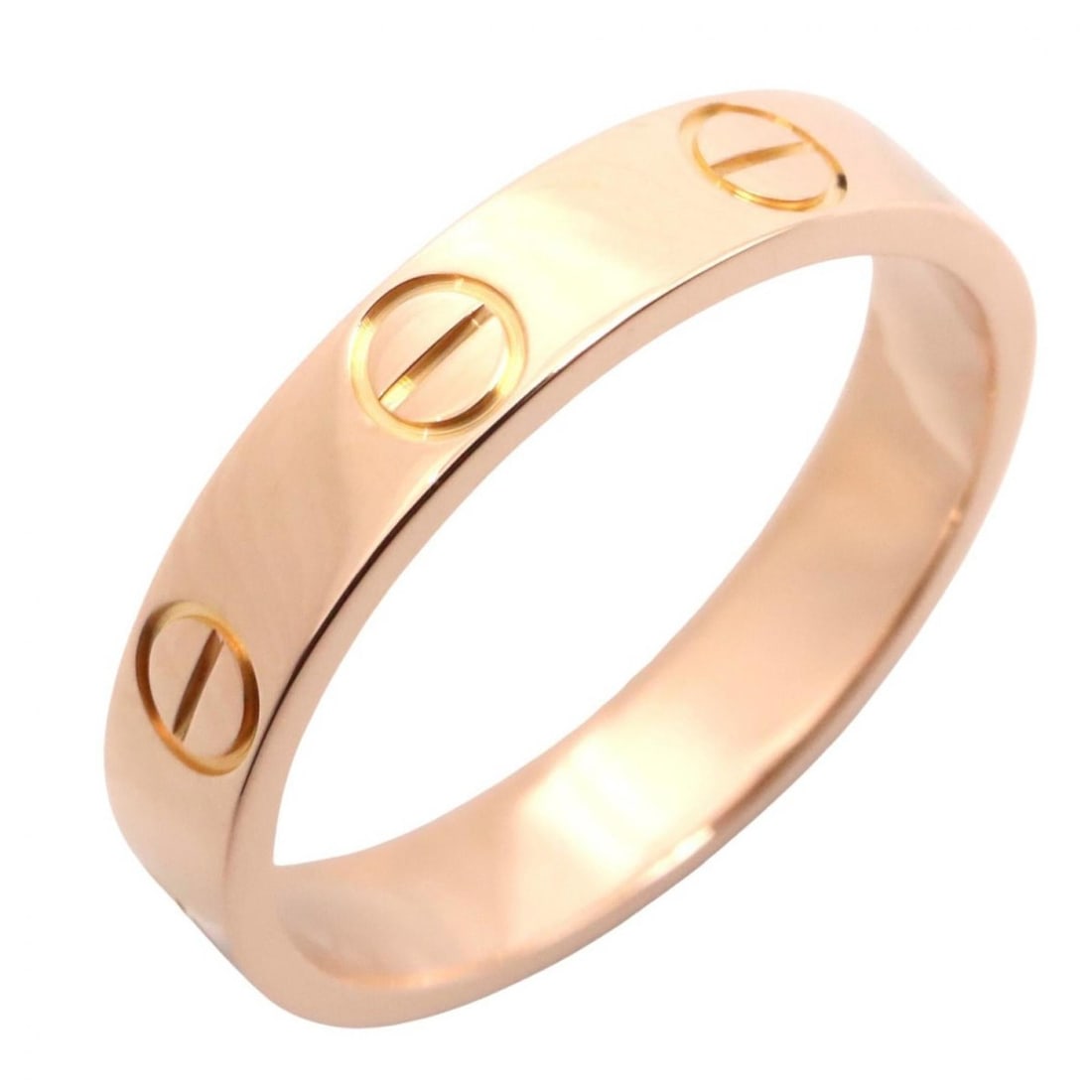 Cartier Mini Love Ring, 18K Pink Gold, Women's, B4085200 (1 of 19)