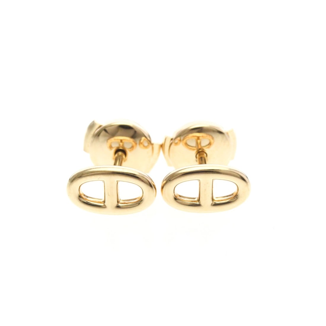 Hermes Chaine D'Ancre No Stone Pink Gold (18K) Stud Earrings Pink Gold (1 of 12)