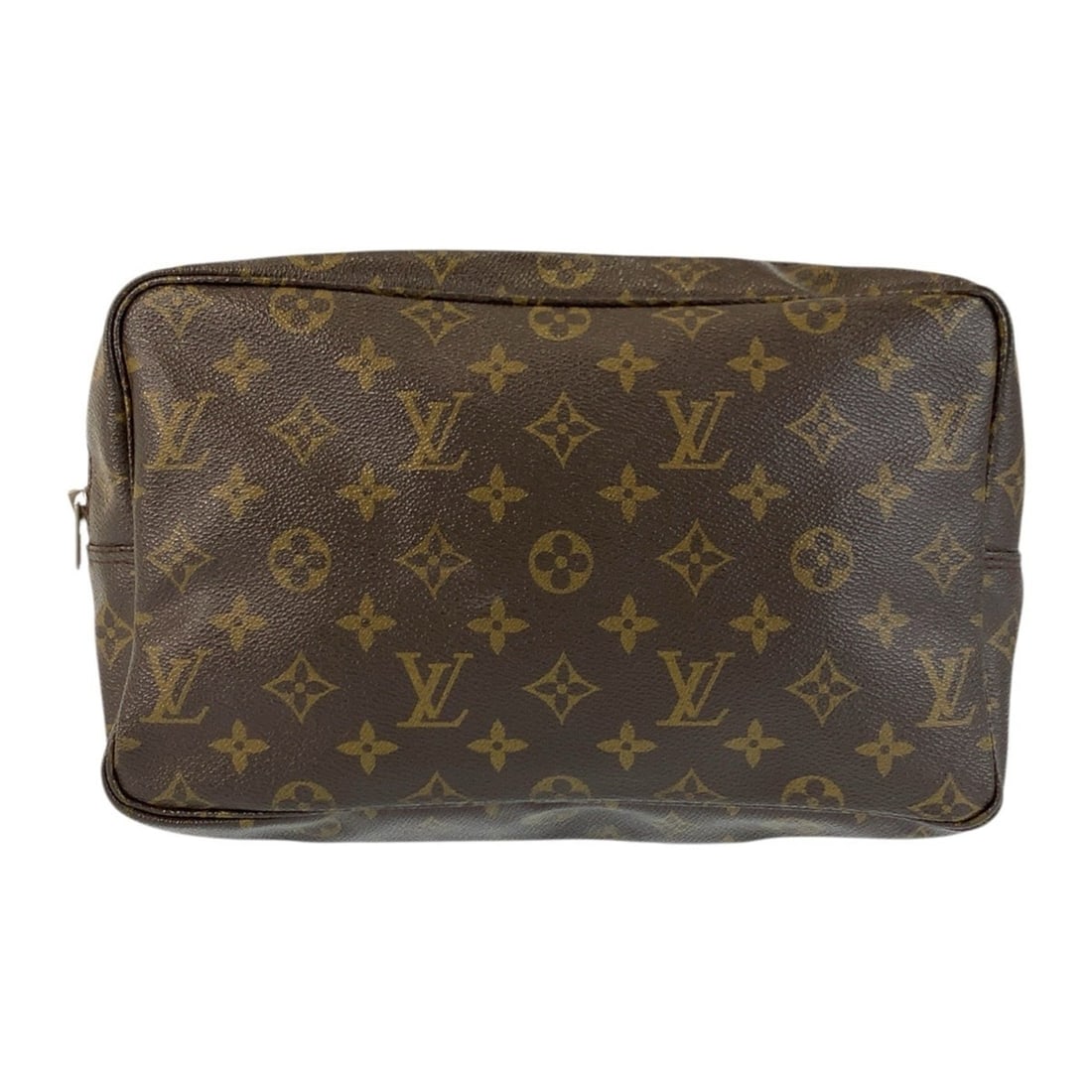LOUIS VUITTON Monogram True Towelette 28, Brown with Silver Hardware, M47522, Women's Bag, Pouch, (1 of 10)
