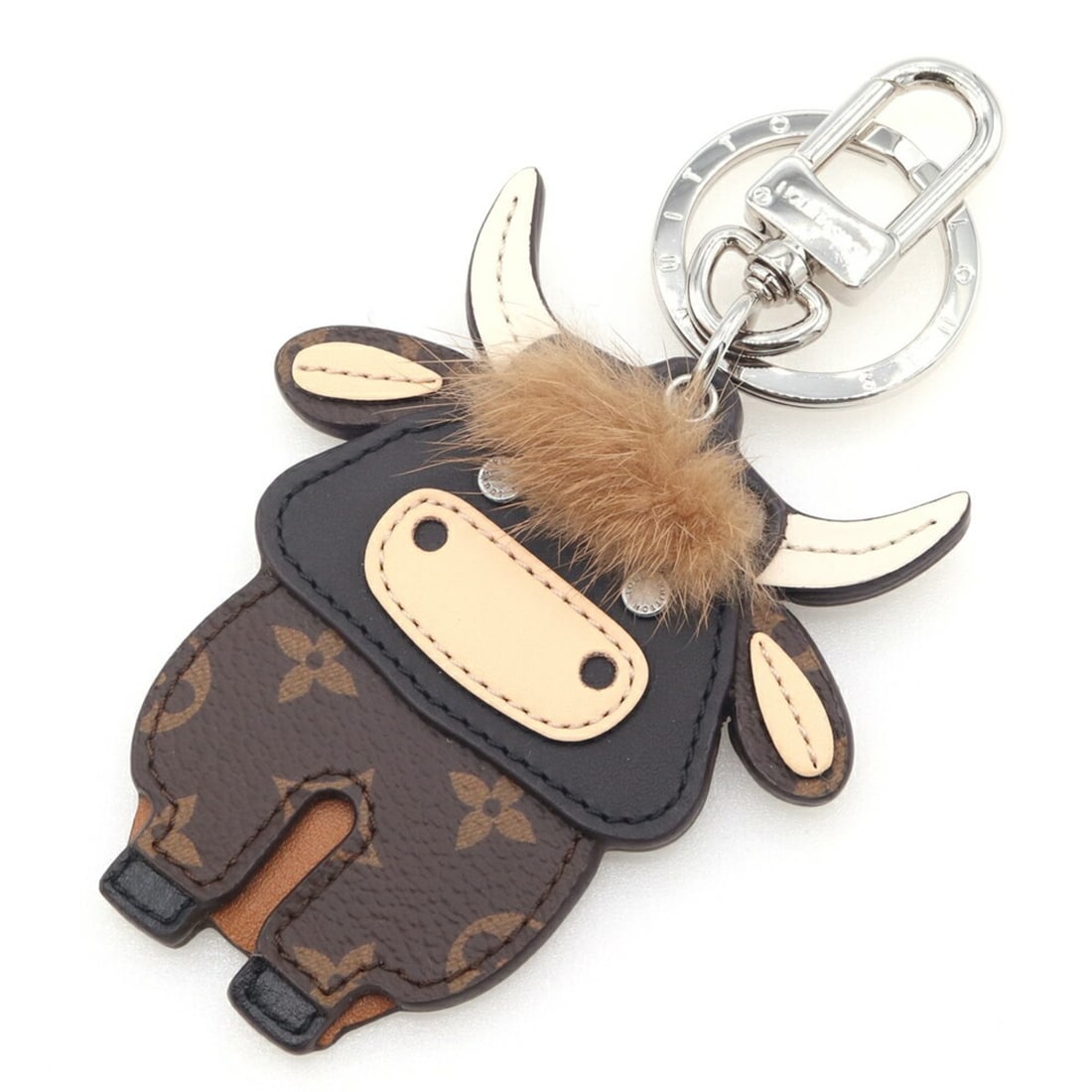 Louis Vuitton Monogram Porte-Clés Key Ring, LV Ox M80218, Accessory, Bag Charm, Keychain, Handbag, (1 of 18)