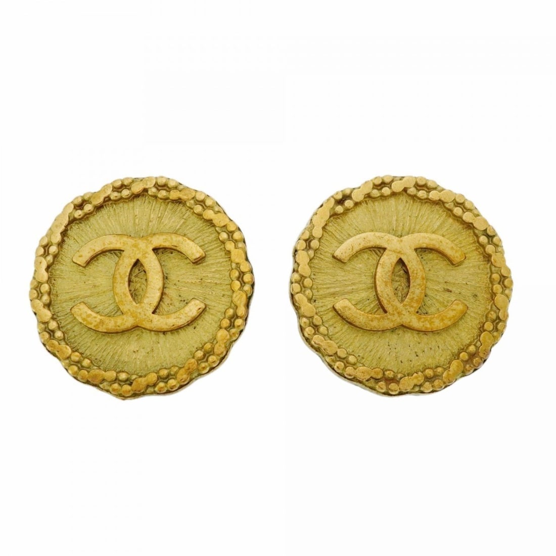 Chanel Coco Mark Earrings, GP Plated Gold, Women's: --- Catalog ---Category: SizeSize (HxWxD): 24.00mm x 23.90mm / 0.94'' x 0.94''Category: DesignType: Clip earringsColor: GoldGender: WomenMaterial: Gold platingCategory: GeneralBrand: Chanel--- Item Li