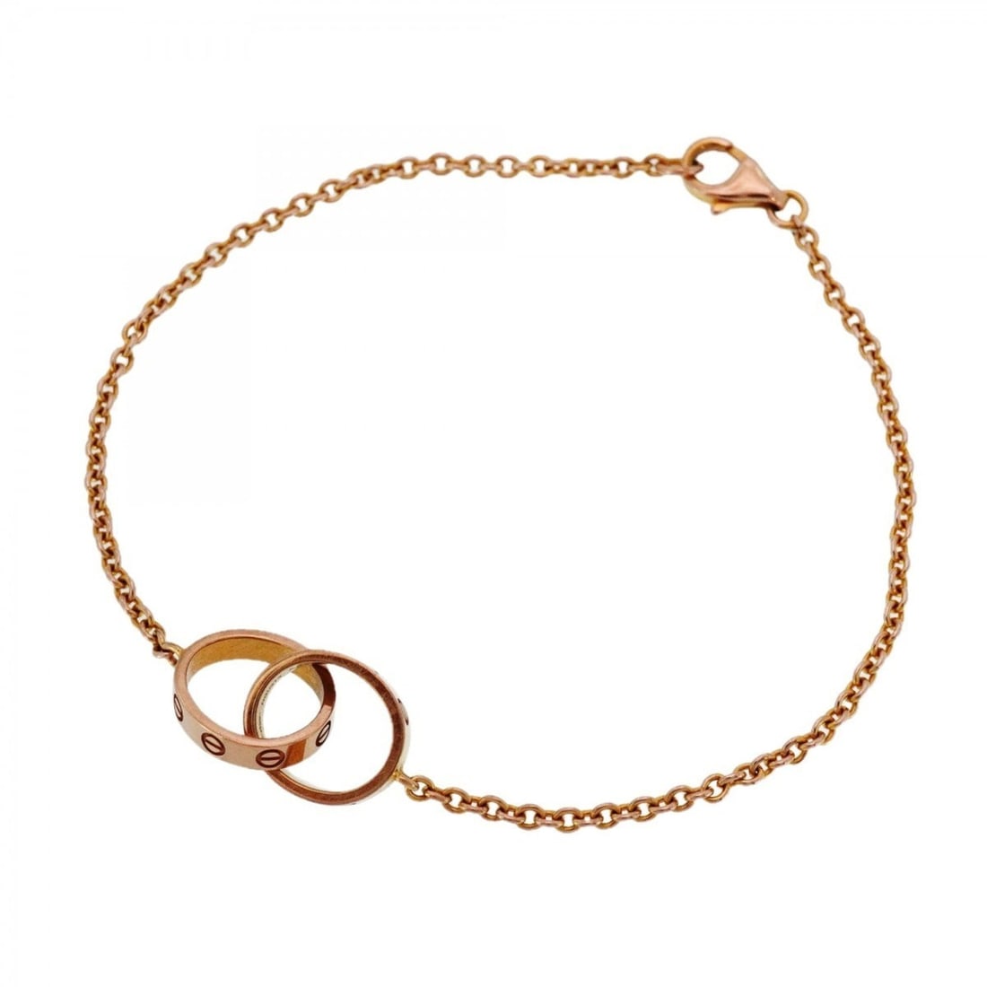 Cartier Baby Love Bracelet in 18K Pink Gold for Women: --- Catalog ---Category: SizeLength: 17cm / 6.69''Category: DesignType: Charm braceletGender: WomenMaterial: Pink gold (18K)Category: GeneralBrand: Cartier--- Item List ---Section: ConditionRanking: R