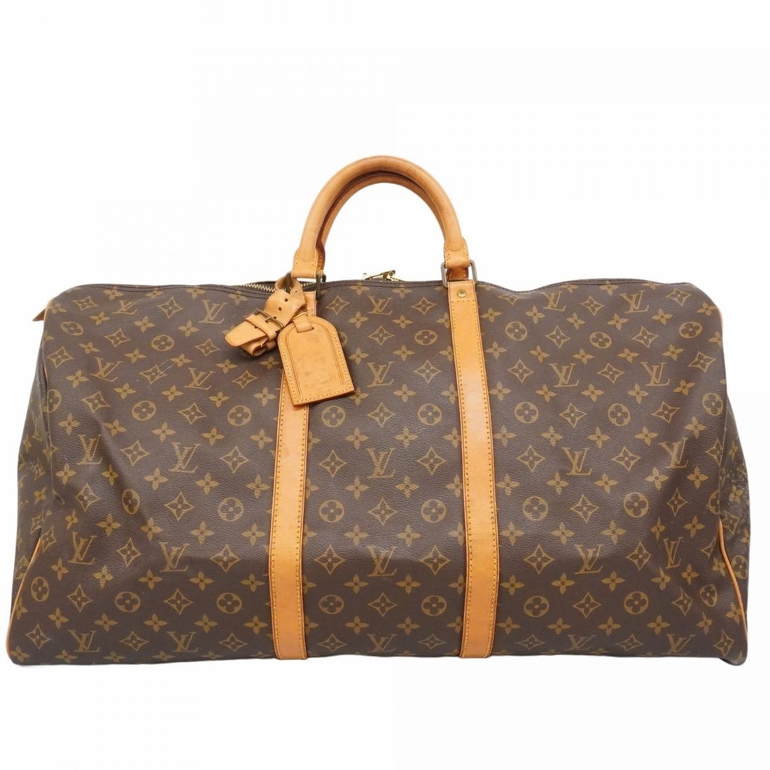 Louis Vuitton Monogram Keepall 60 Boston Bag M41422 Brown Men's/Women's P2358582 (1 of 14)