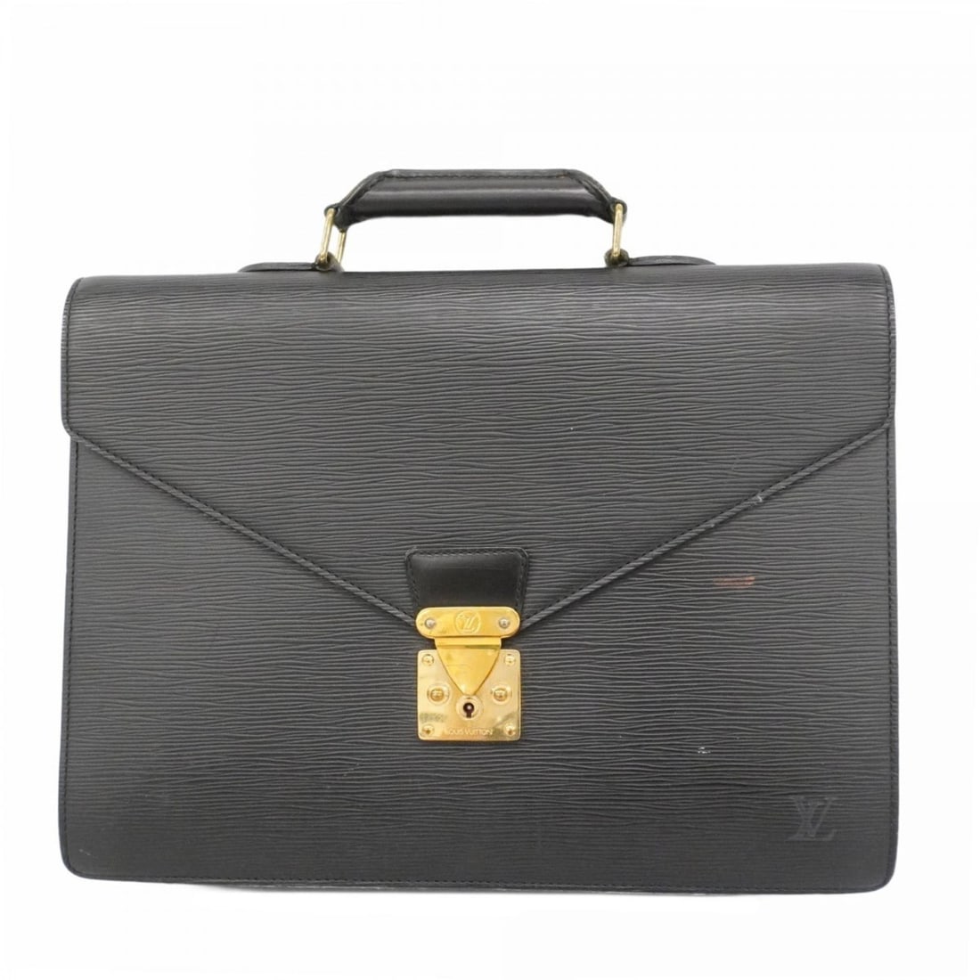 Louis Vuitton Epi Ambassador Serviette Bag M54422 Noir Men's P2358061: --- Catalog ---Category: SizeSize (HxWxD): 29cm x 37.5cm x 5cm / 11.41'' x 14.76'' x 1.96''Category: DesignType: BriefcaseColor: NoirGender: MenCategory: GeneralMPN: M54422Brand: Louis Vuitton--- Item