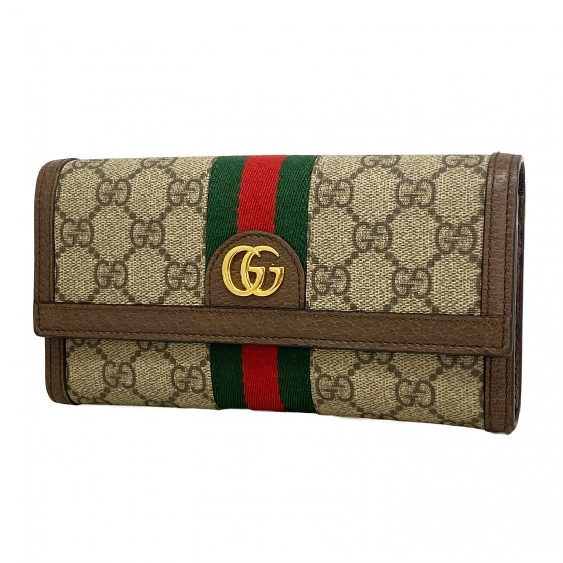Gucci Ophidia Long Wallet 523153 Brown Beige Women's P2349715 (1 of 20)