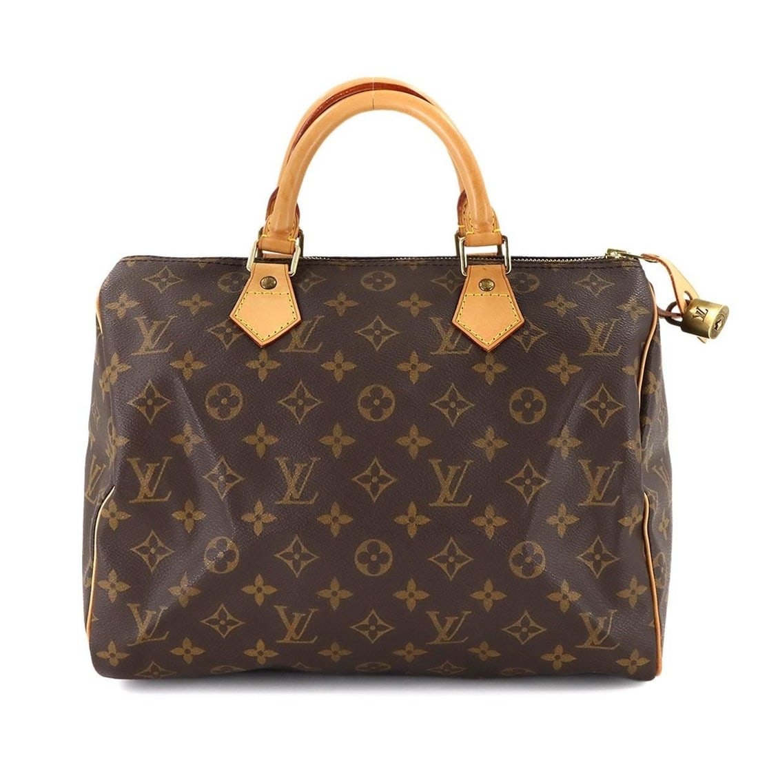 Louis Vuitton Monogram Speedy 30 Handbag, Brown, M41526, Gold Hardware (1 of 12)