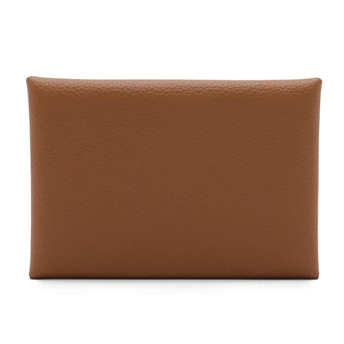 HERMES Calvi Duo Business Card Holder/Card Case, Brown Epsom Leather with Double Stamp (1 of 17)