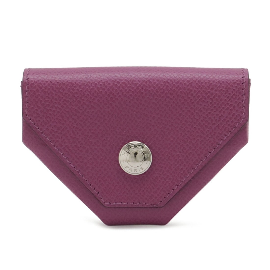 HERMES Le Vin Quatre wallet/coin purse in purple Epsom leather with an ?I stamp. (1 of 17)