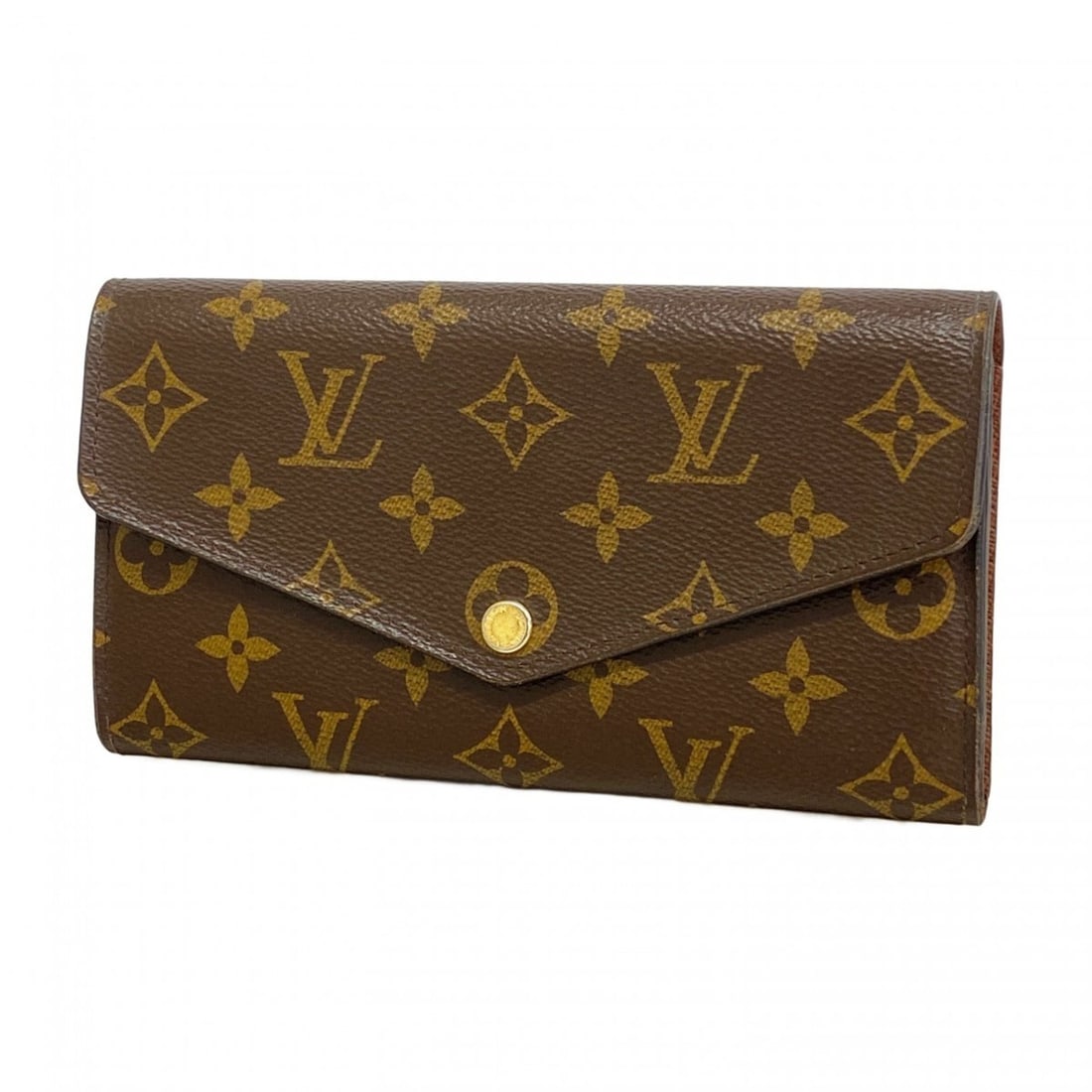 Louis Vuitton Monogram Portefeuille Sarah Long Wallet M60531 Brown Women's (1 of 13)