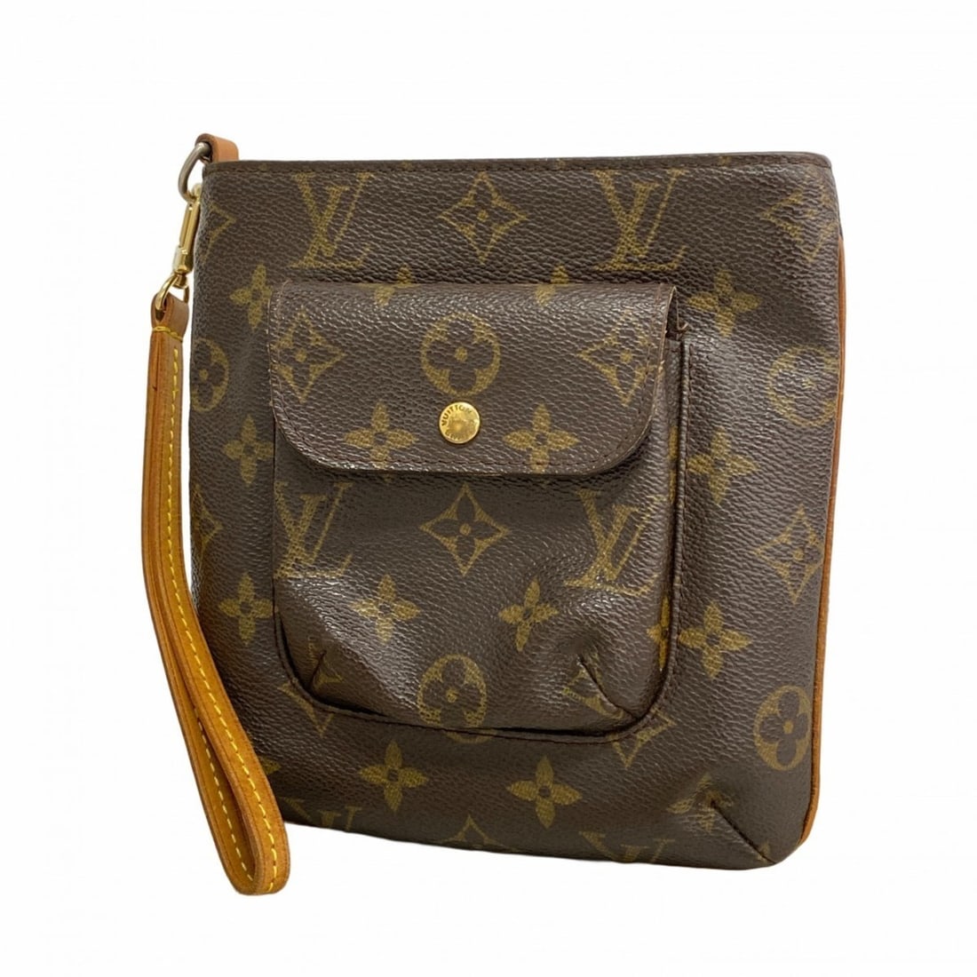 Louis Vuitton Monogram Partition Clutch Bag M51901 Brown Women's (1 of 15)