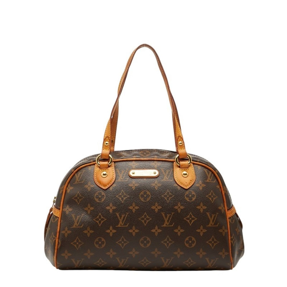 Louis Vuitton Monogram Montorgueil PM Handbag M95565 Brown Leather Women's LOUIS VUITTON: --- Catalog ---Category: SizeSize (HxWxD): 19cm x 31cm x 15cm / 7.48'' x 12.2'' x 5.9''Category: DesignType: HandbagColor: Brown, MonogramGender: WomenMaterial: PVC , Leather Category: GeneralBrand: L