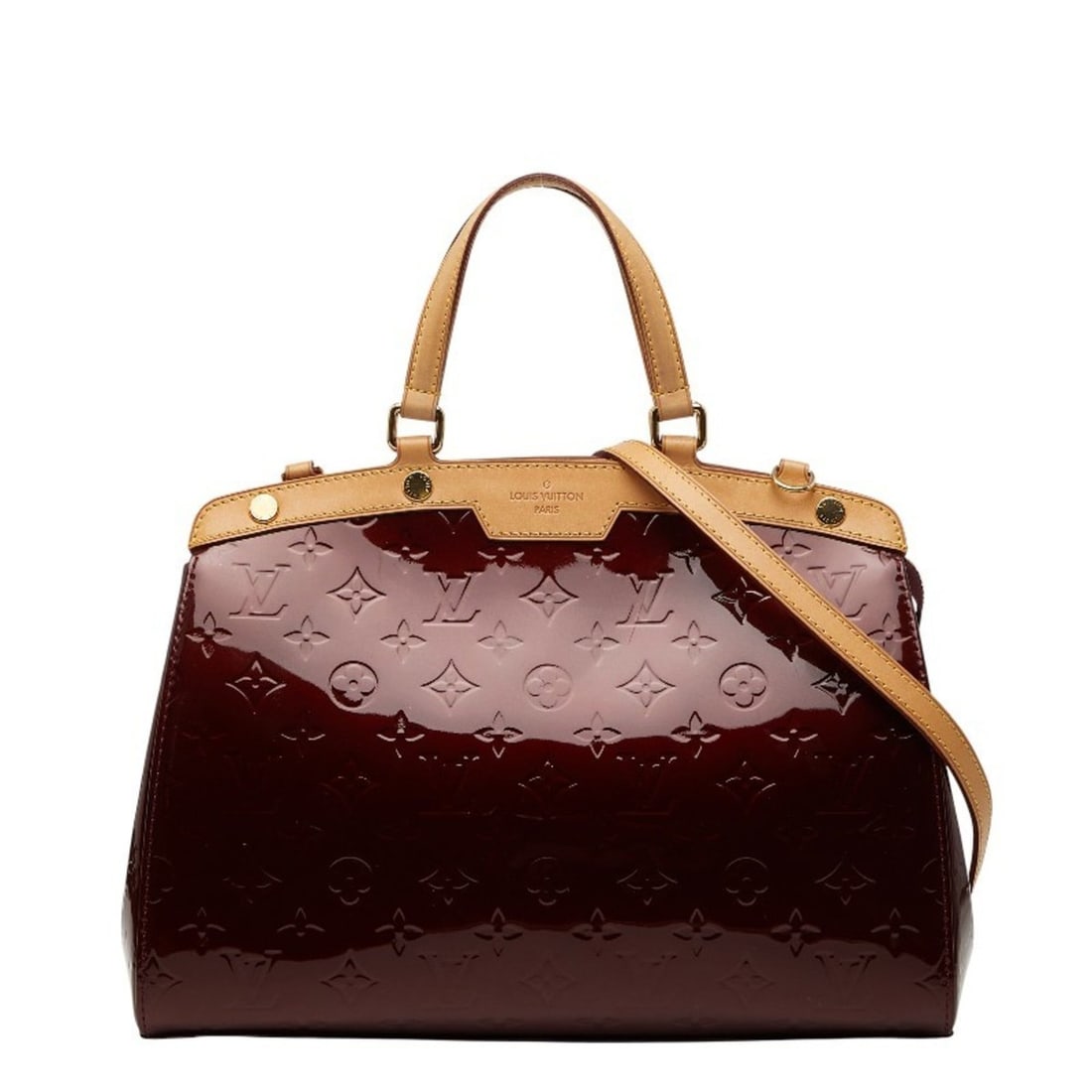 Louis Vuitton Monogram Vernis Blair MM Handbag/Shoulder Bag, 2-Way, M91690, Rouge Fauvist, Wine Red (1 of 18)