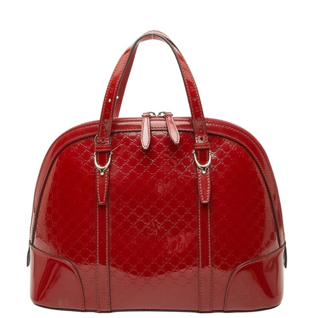 Gucci Micro Guccissima Handbag 309617 Red Leather Women's GUCCI (1 of 19)