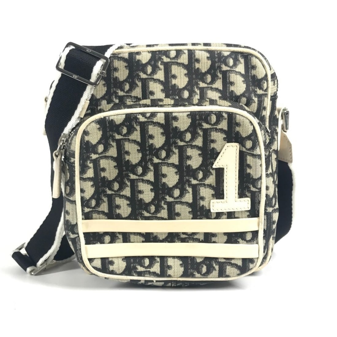 Christian Dior Dior Trotter No. 1 Logo Crossbody Pochette Shoulder Bag in Enamel, Black for Men and (1 of 17)