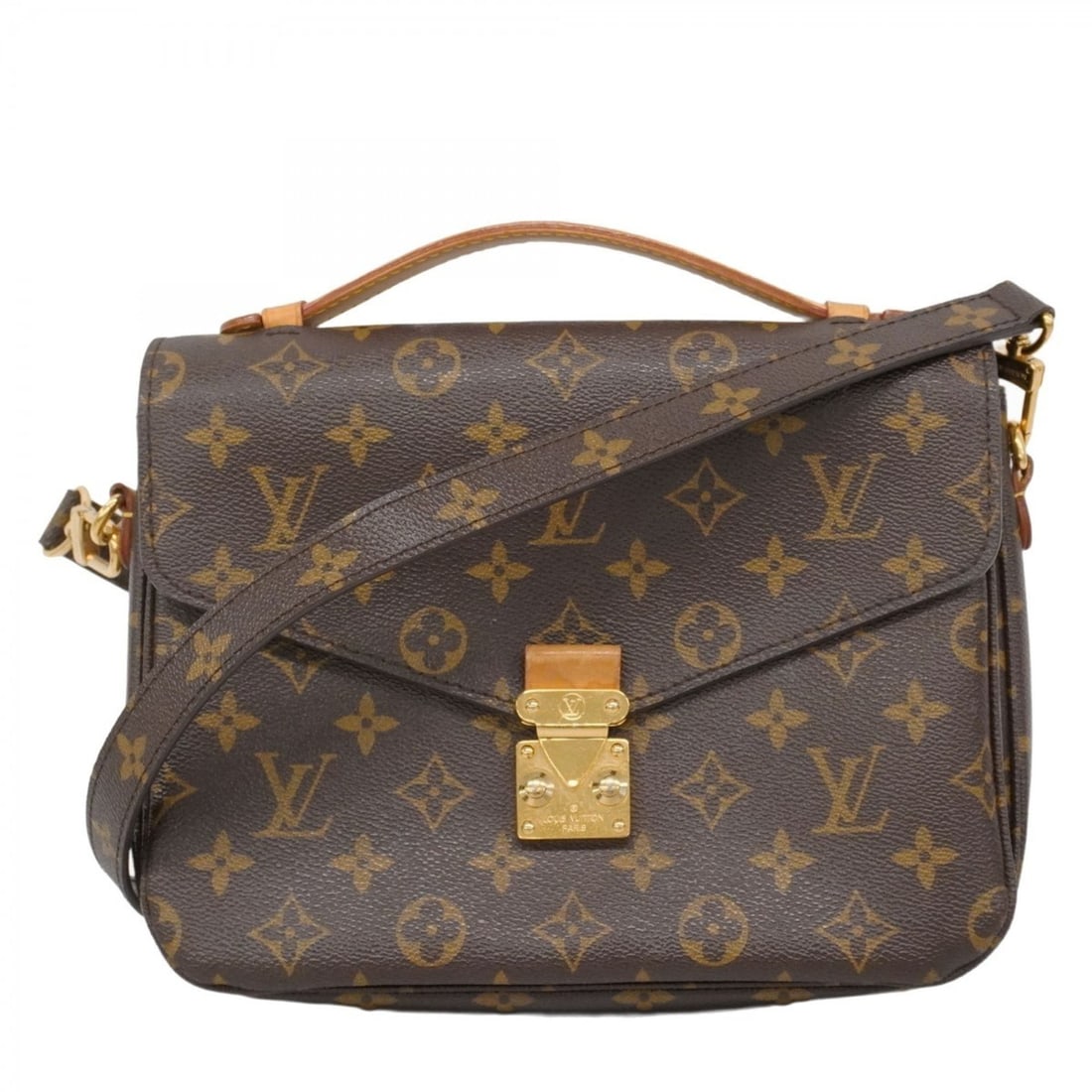 Louis Vuitton Monogram Pochette Metis MM M44875 Handbag, Brown, 2-Way Bag for Women (1 of 17)