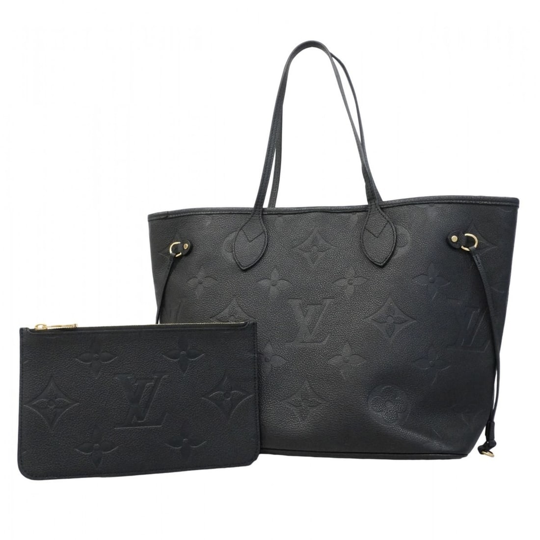 Louis Vuitton Tote Bag Monogram Empreinte Neverfull MM M45685 Noir Women's (1 of 13)