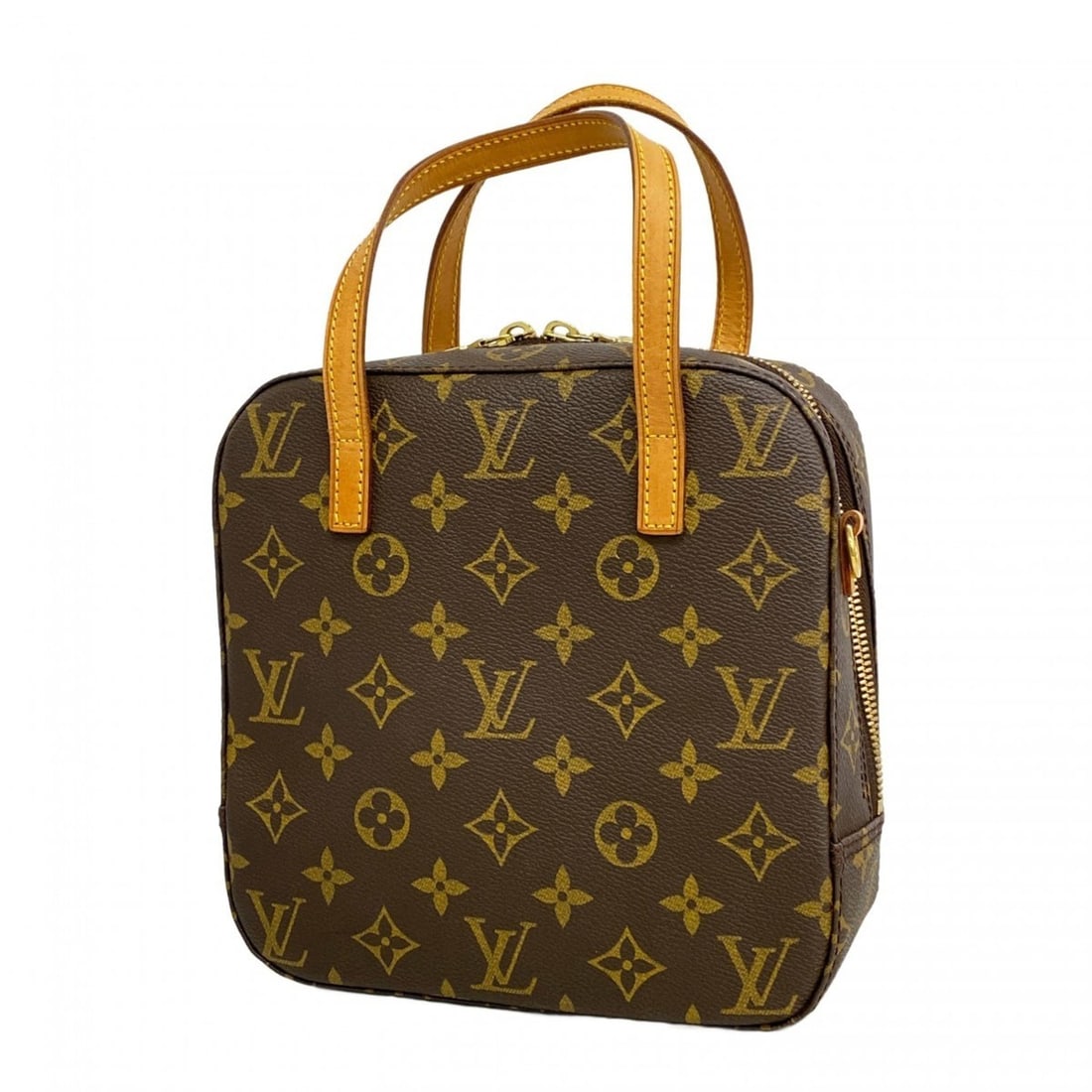 Louis Vuitton Monogram Spontini Handbag M47500 Brown Women's (1 of 15)