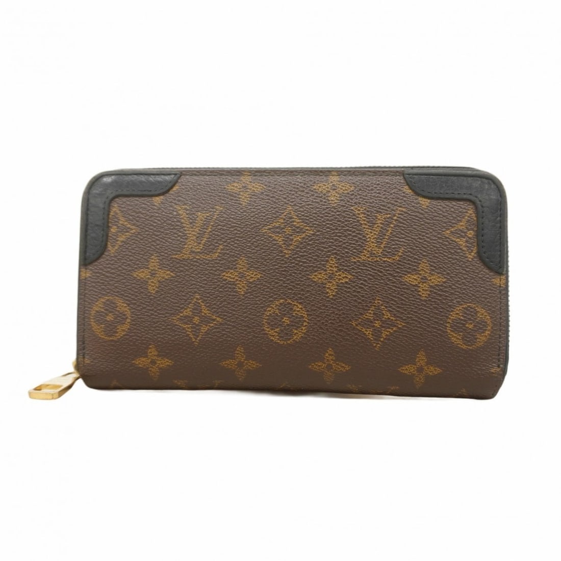 Louis Vuitton Monogram Retiro Zippy Wallet M61188 Brown Noir for Men and Women (1 of 16)