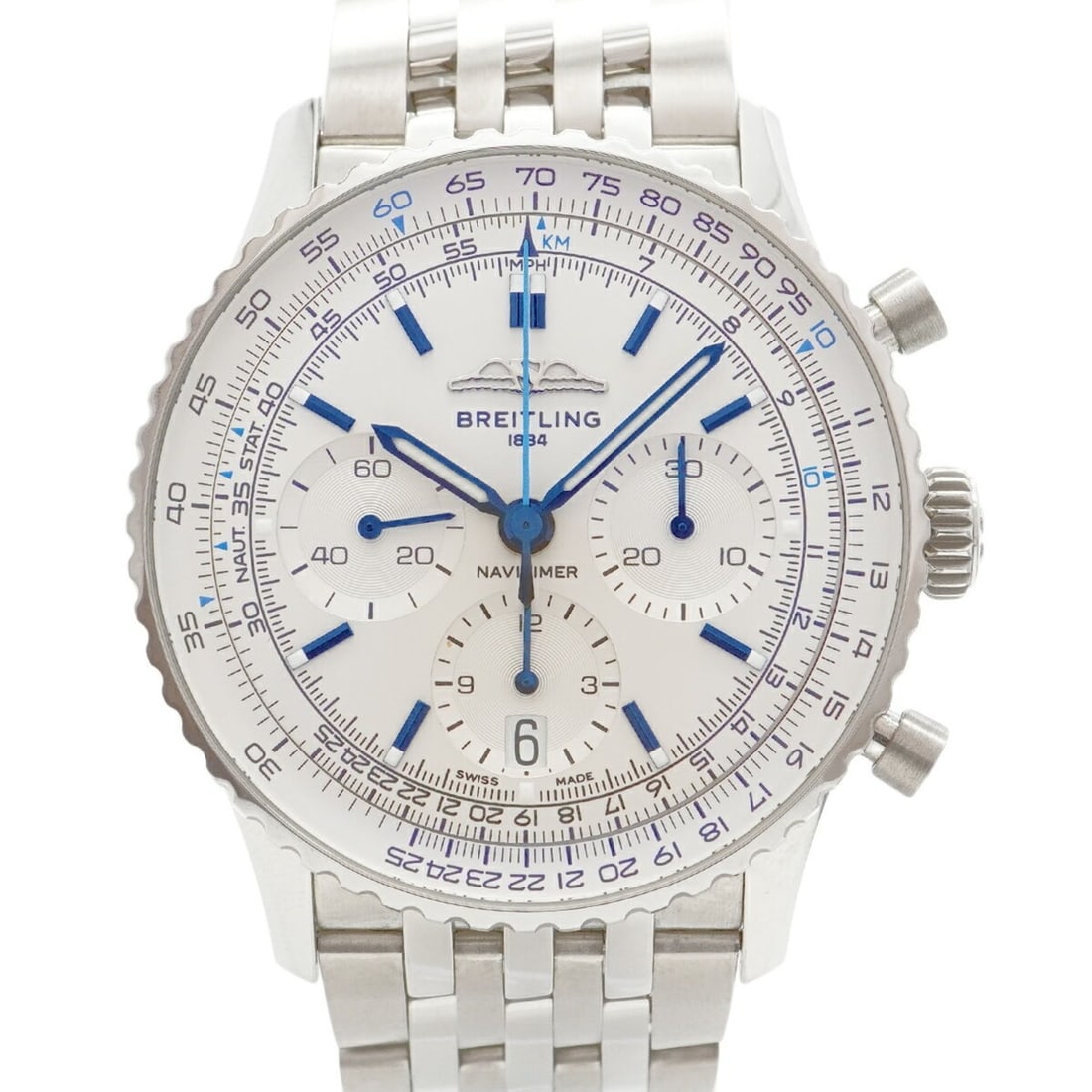 Breitling Navitimer AB0139 Silver Dial Men's Watch (1 of 10)