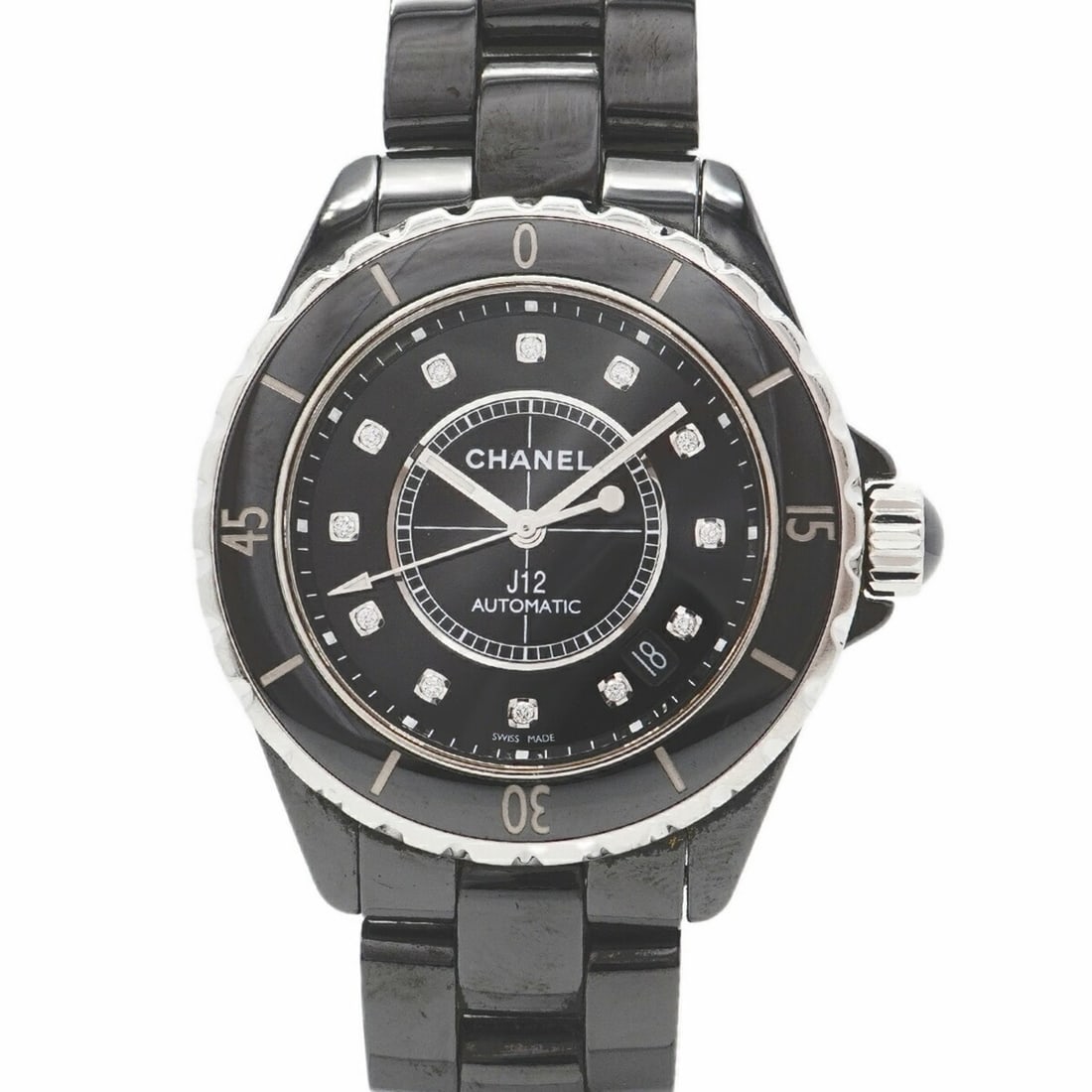 Chanel J12 H1626 Black Dial Men's Watch (1 of 10)
