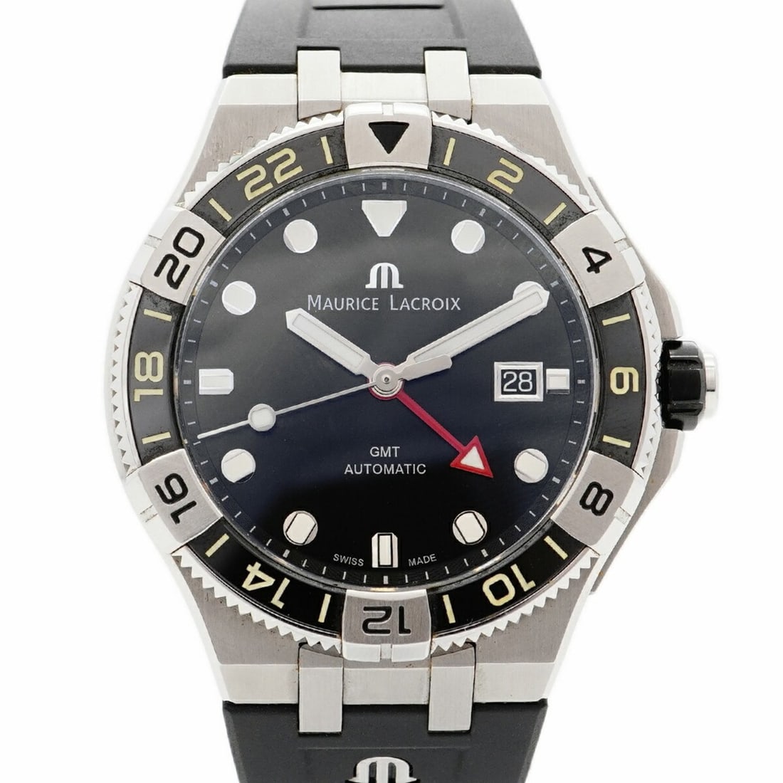 Maurice Lacroix Aikon Venturer GMT AI6158 Black Dial Men's Watch (1 of 10)