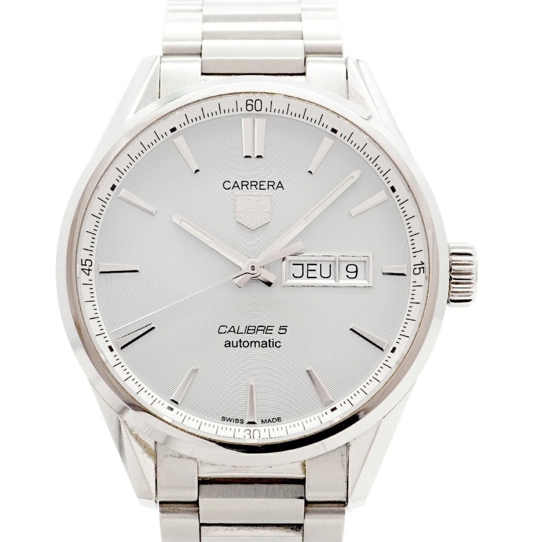 TAG Heuer Carrera WAR201B Silver Dial Men's Watch: --- Catalog ---Category: SizeWrist Size: 15.5cm / 6.1''Case Diameter: 41mm / 1.61''Category: DesignType: WristwatchGender: MenColor (Dial): SilverMaterial (Band): Stainless steelCategory: GeneralMPN: